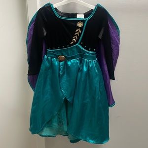 Kids’ Disney Frozen 2 Anna Deluxe Halloween Princess Costume Dress XS (3-4T)